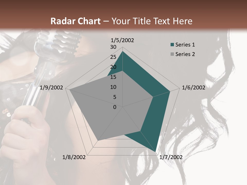 Mouth Karaoke Female PowerPoint Template