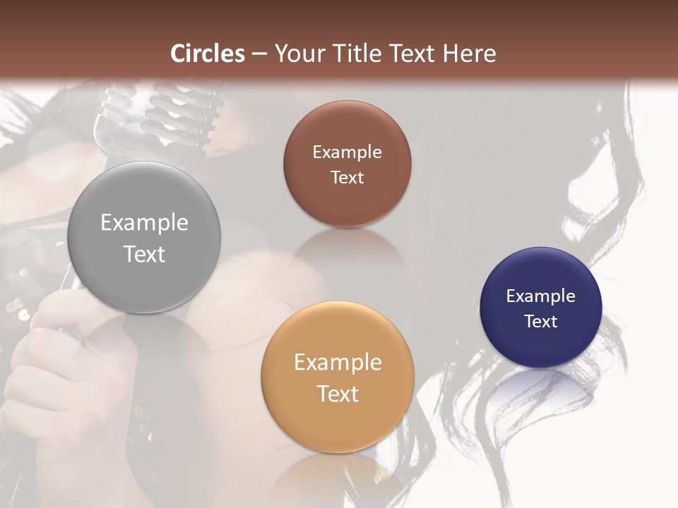 Mouth Karaoke Female PowerPoint Template