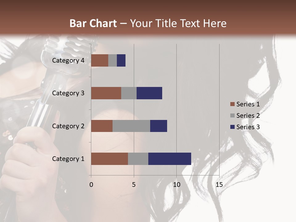 Mouth Karaoke Female PowerPoint Template