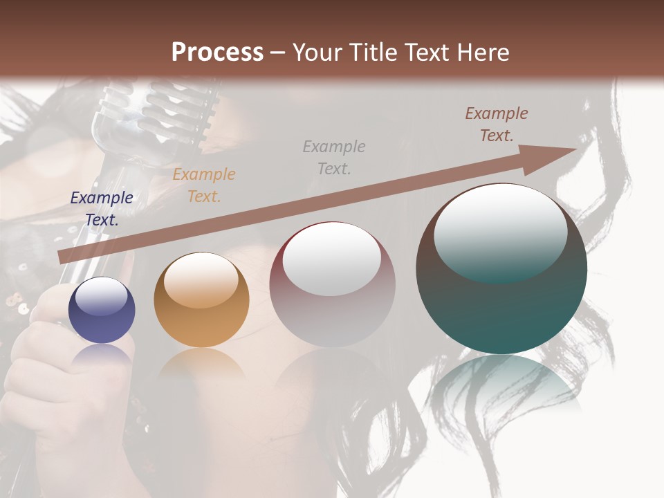 Mouth Karaoke Female PowerPoint Template