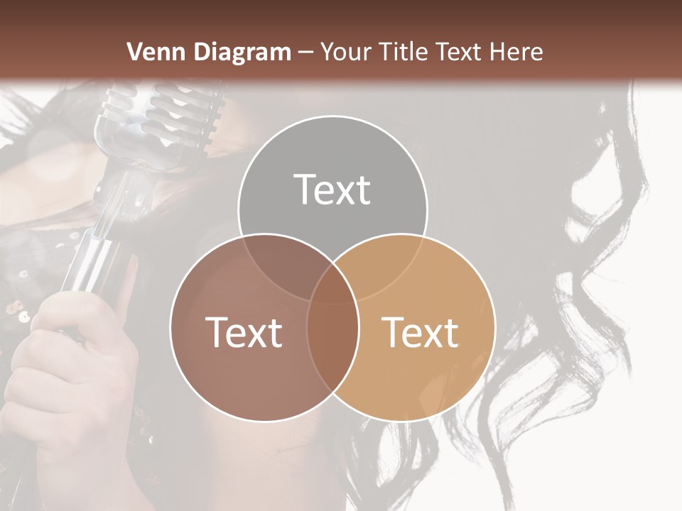 Mouth Karaoke Female PowerPoint Template