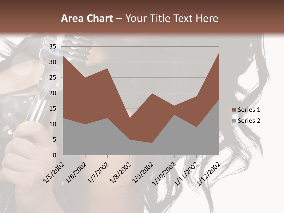 Mouth Karaoke Female PowerPoint Template