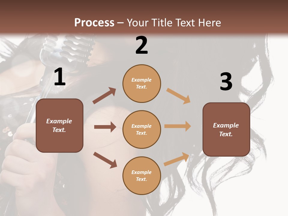 Mouth Karaoke Female PowerPoint Template