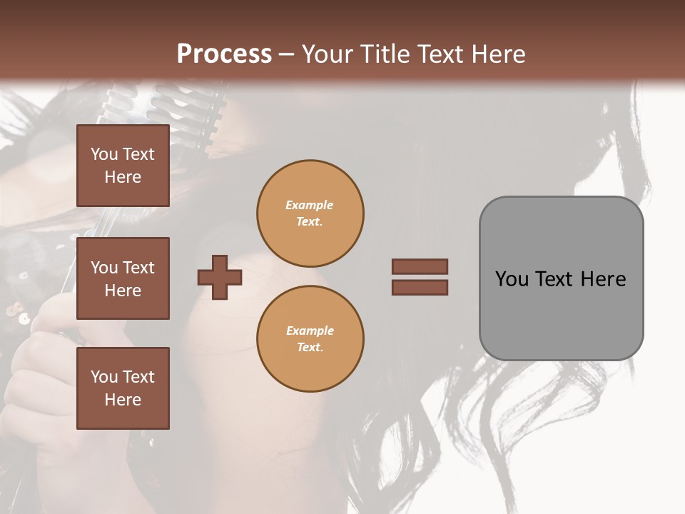 Mouth Karaoke Female PowerPoint Template