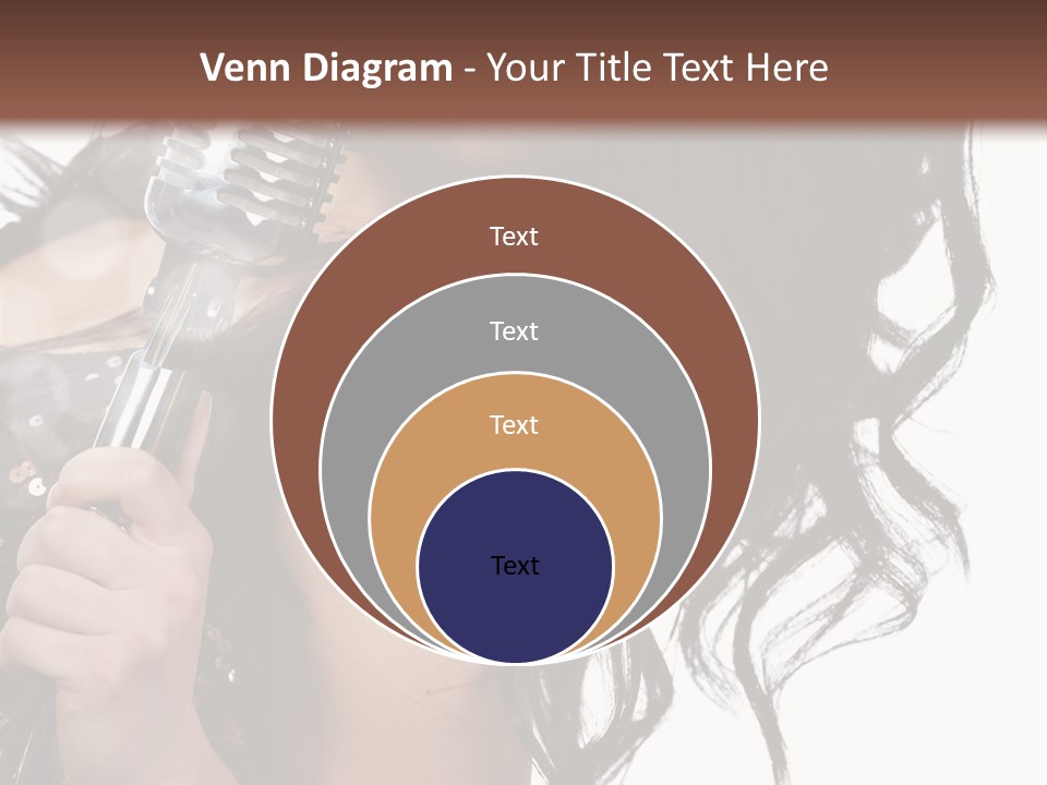 Mouth Karaoke Female PowerPoint Template