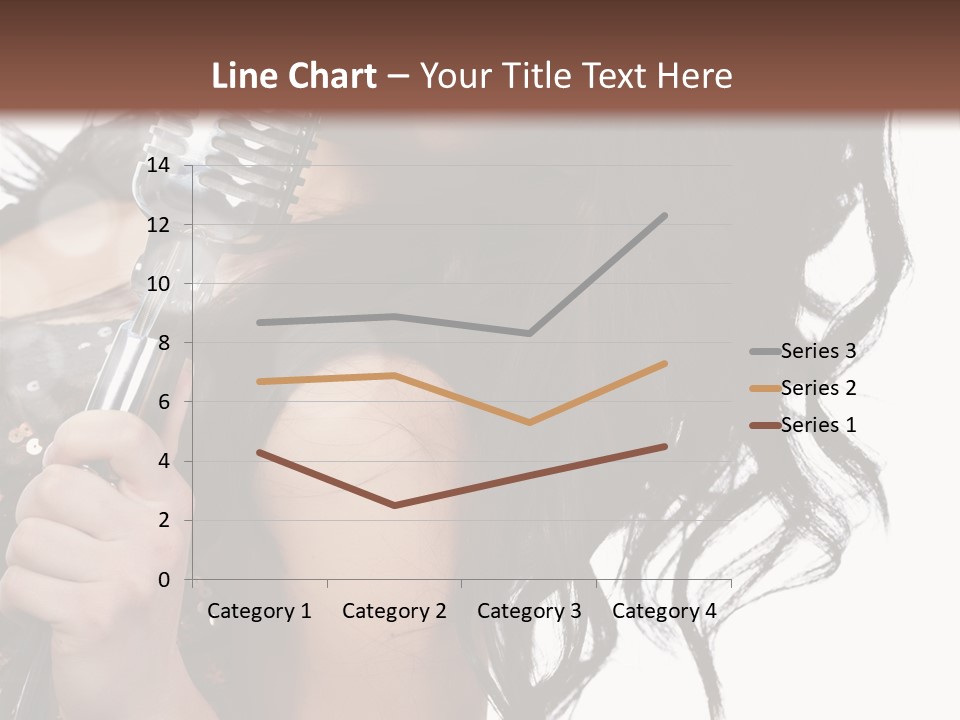 Mouth Karaoke Female PowerPoint Template
