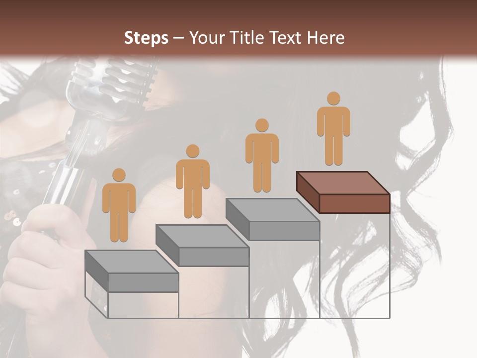 Mouth Karaoke Female PowerPoint Template