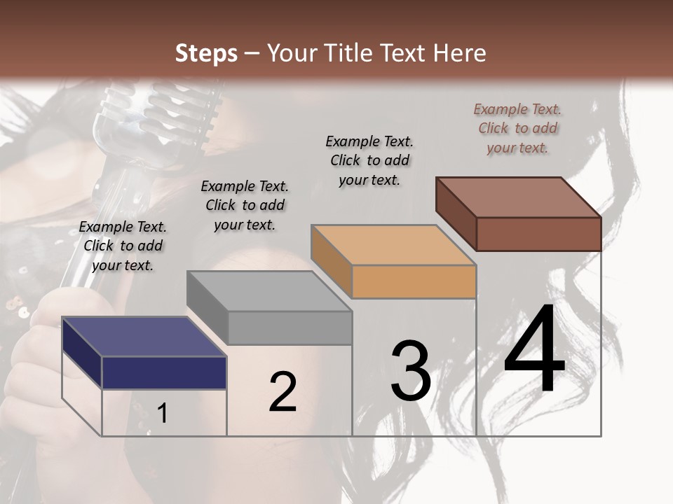 Mouth Karaoke Female PowerPoint Template