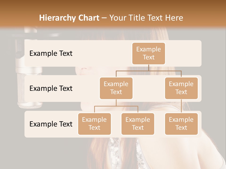 Recording Singer Sexy PowerPoint Template