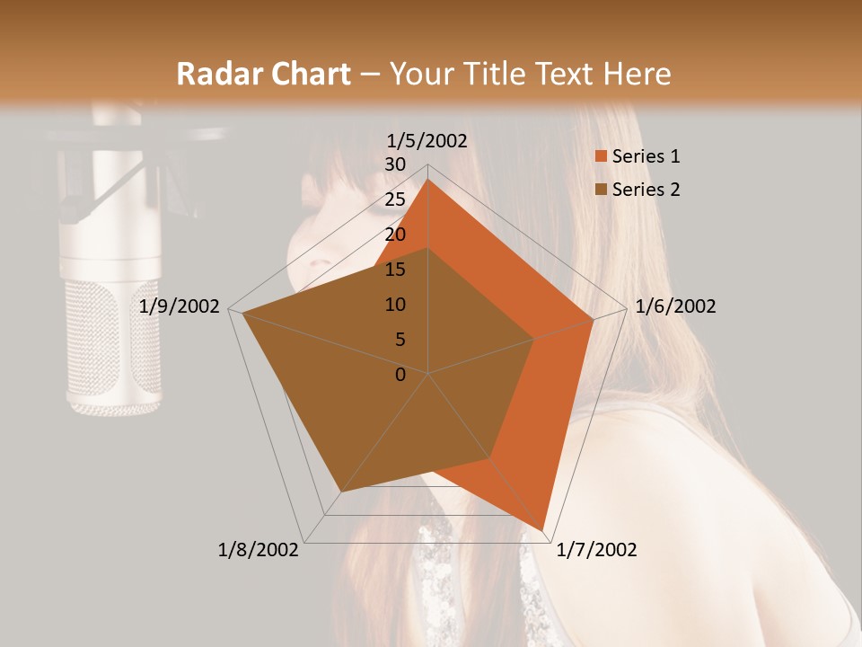 Recording Singer Sexy PowerPoint Template