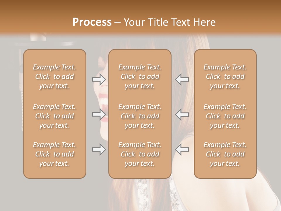 Recording Singer Sexy PowerPoint Template
