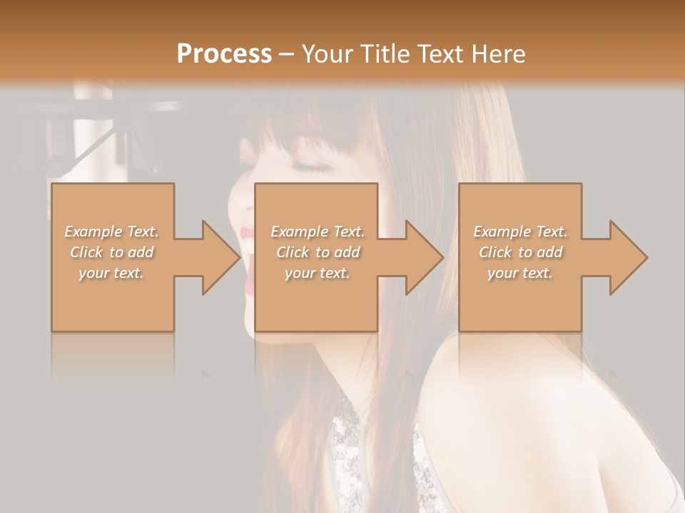 Recording Singer Sexy PowerPoint Template