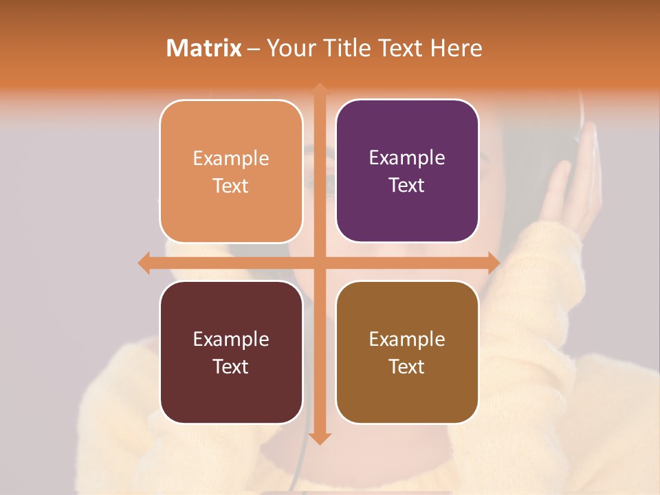 Purple Listen Music PowerPoint Template