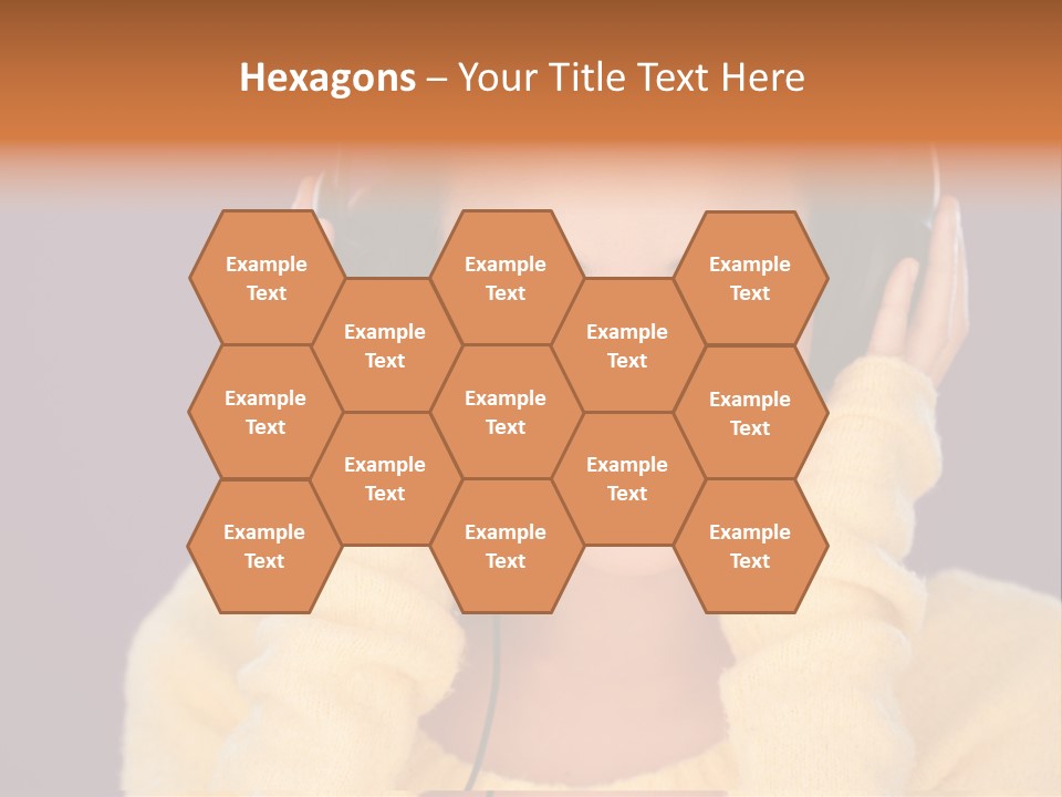 Purple Listen Music PowerPoint Template