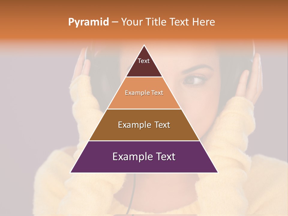 Purple Listen Music PowerPoint Template