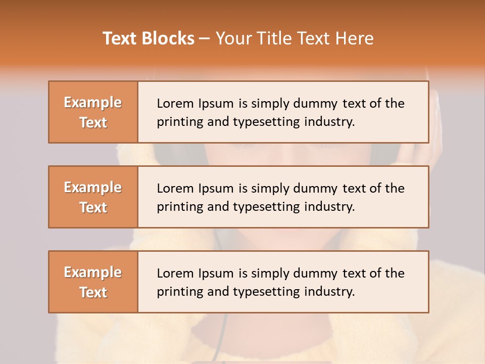 Purple Listen Music PowerPoint Template