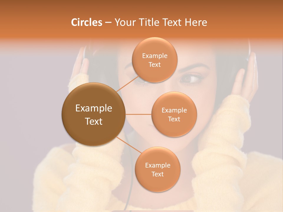 Purple Listen Music PowerPoint Template