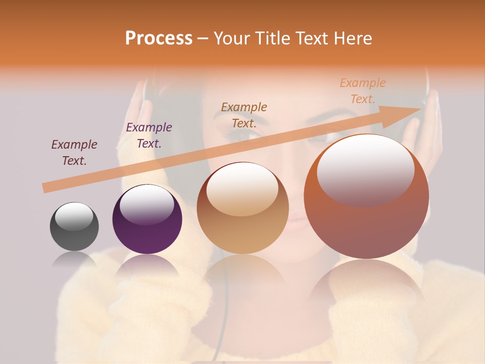 Purple Listen Music PowerPoint Template