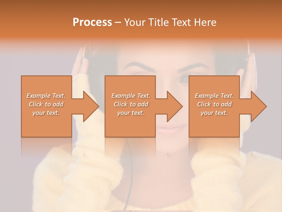 Purple Listen Music PowerPoint Template