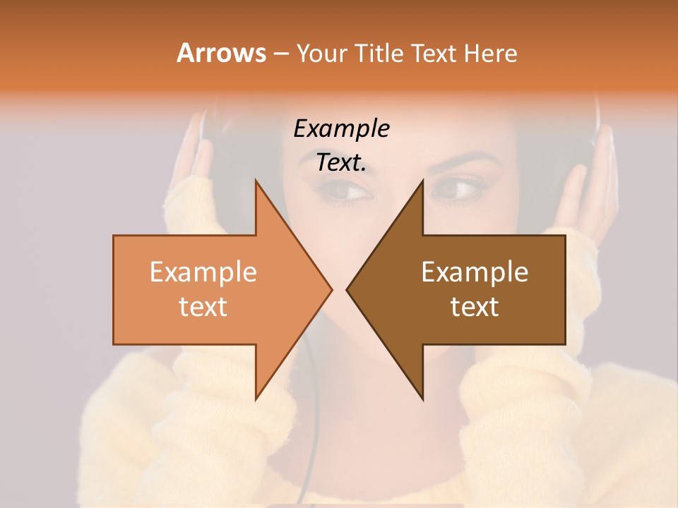 Purple Listen Music PowerPoint Template