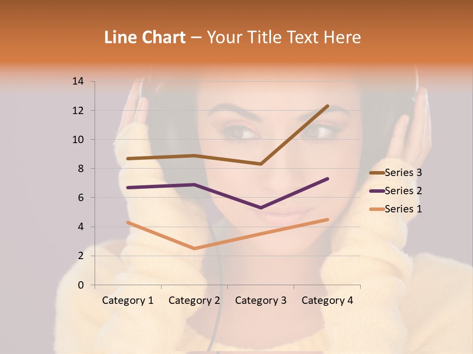 Purple Listen Music PowerPoint Template