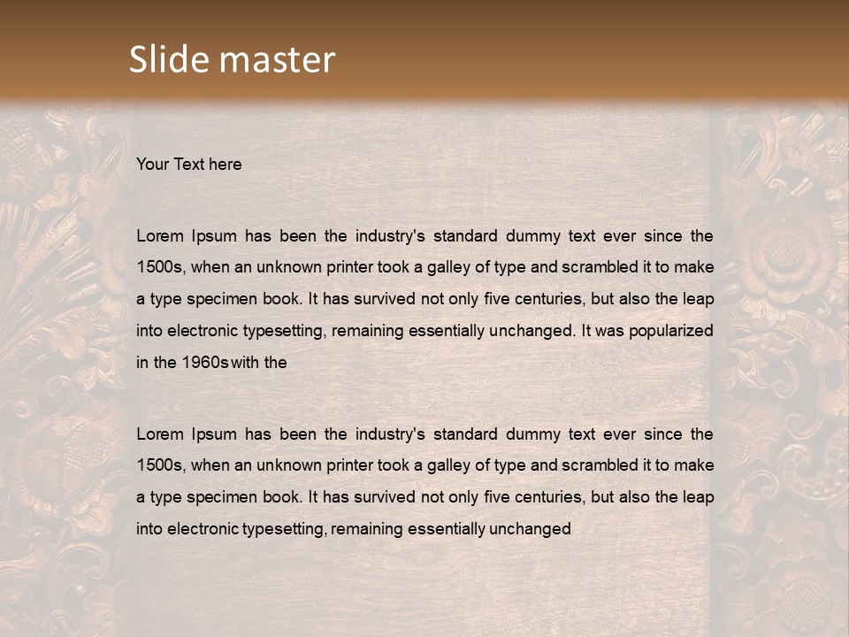 Natural Template Retro PowerPoint Template