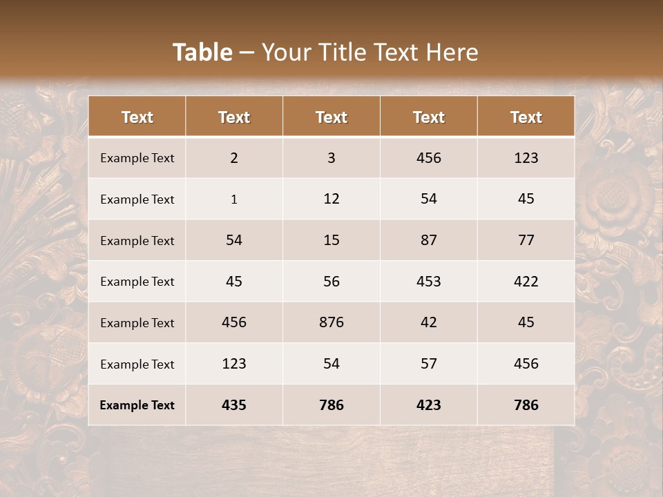 Natural Template Retro PowerPoint Template