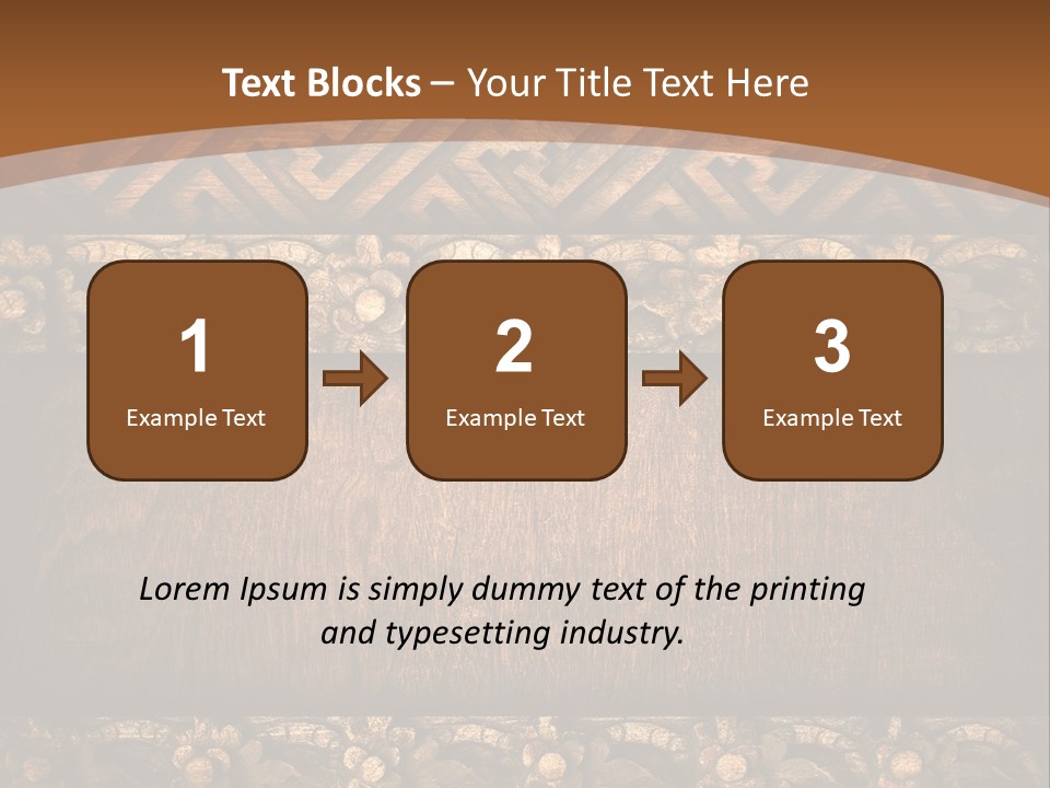 Retro Background Old PowerPoint Template