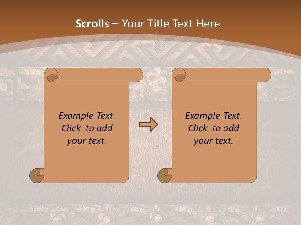 Retro Background Old PowerPoint Template