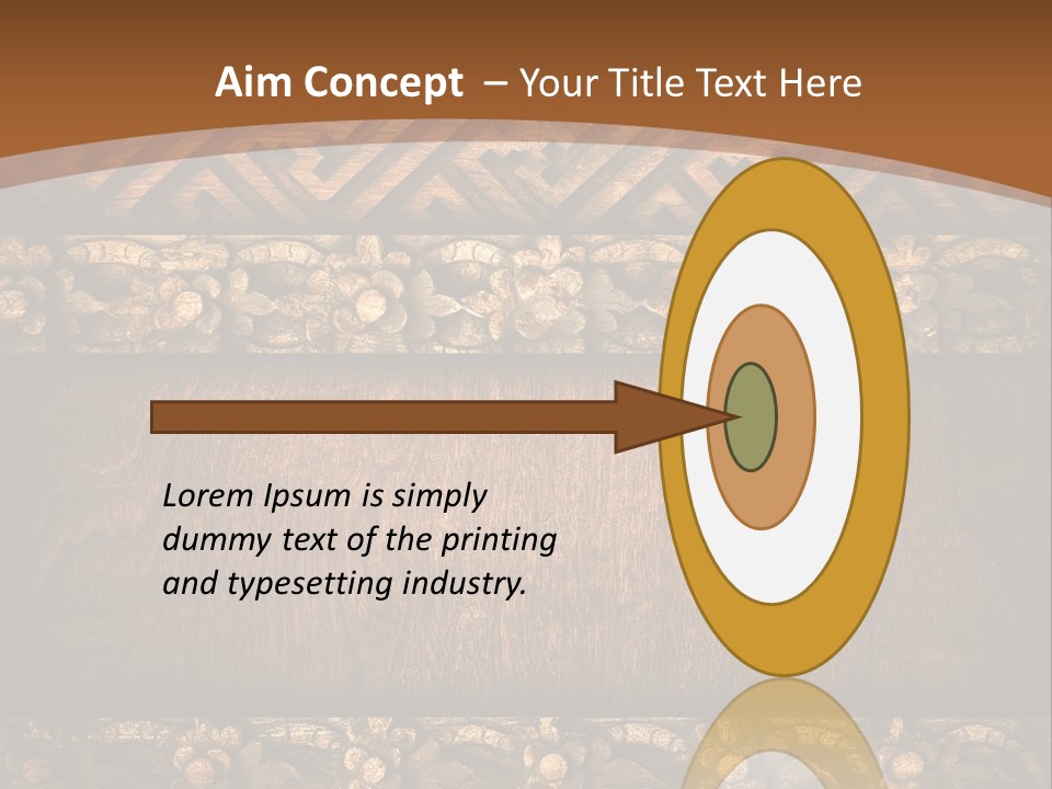 Retro Background Old PowerPoint Template