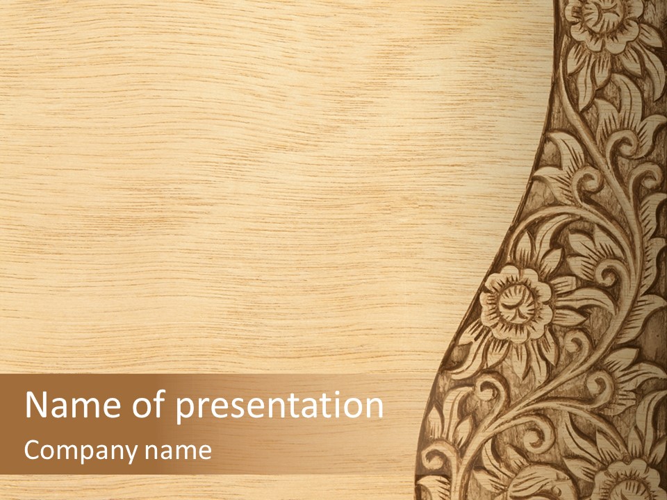 Antique Art Craft PowerPoint Template