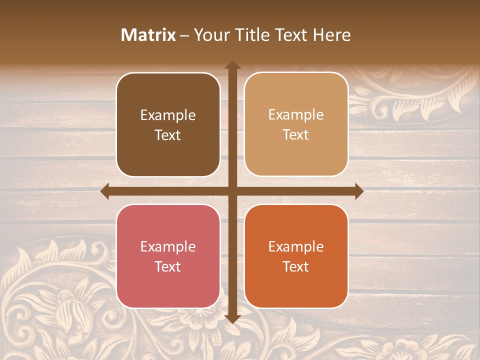 Carve Classical Timber PowerPoint Template