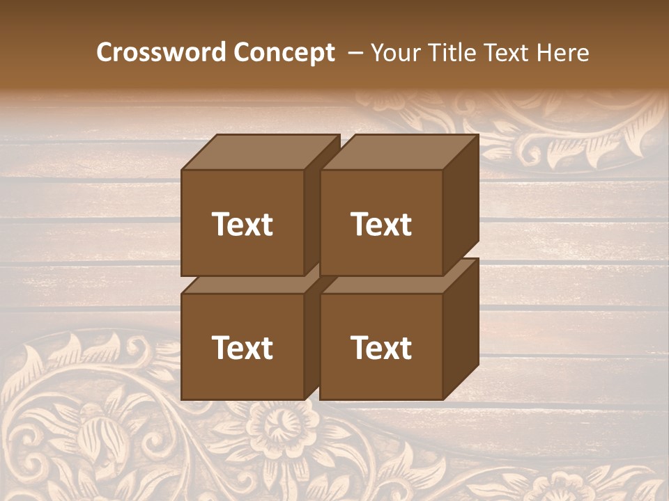 Carve Classical Timber PowerPoint Template