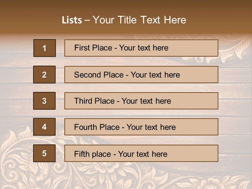 Carve Classical Timber PowerPoint Template