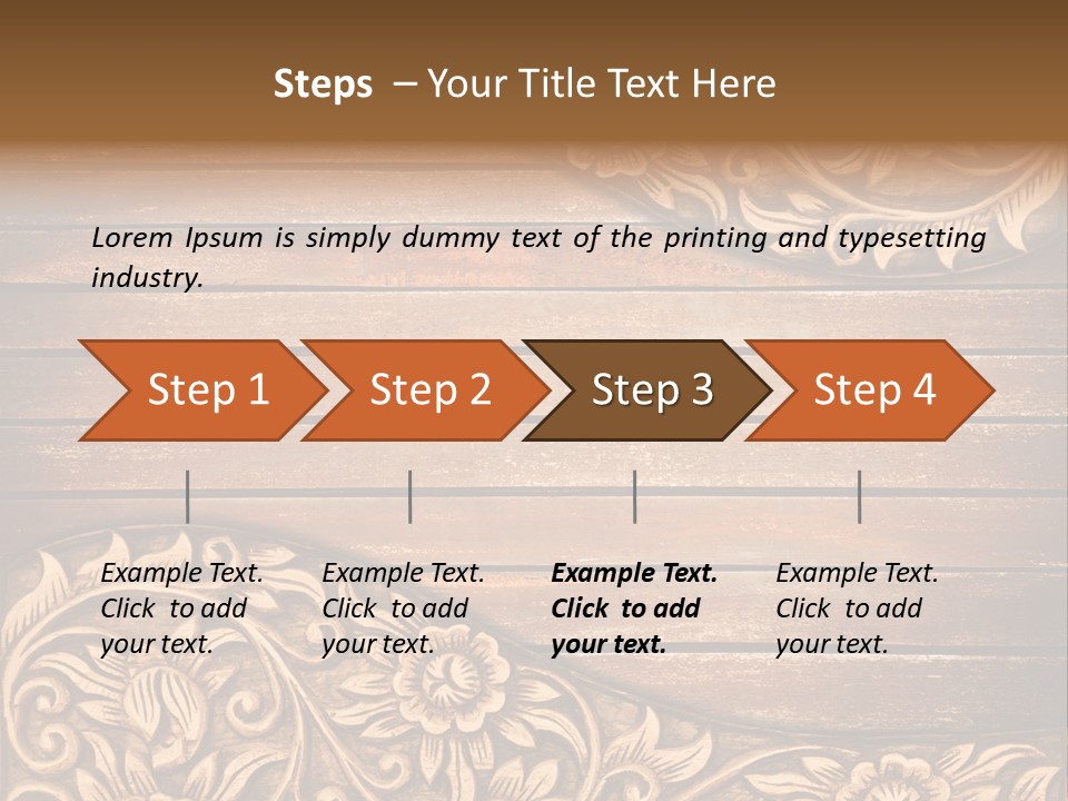 Carve Classical Timber PowerPoint Template