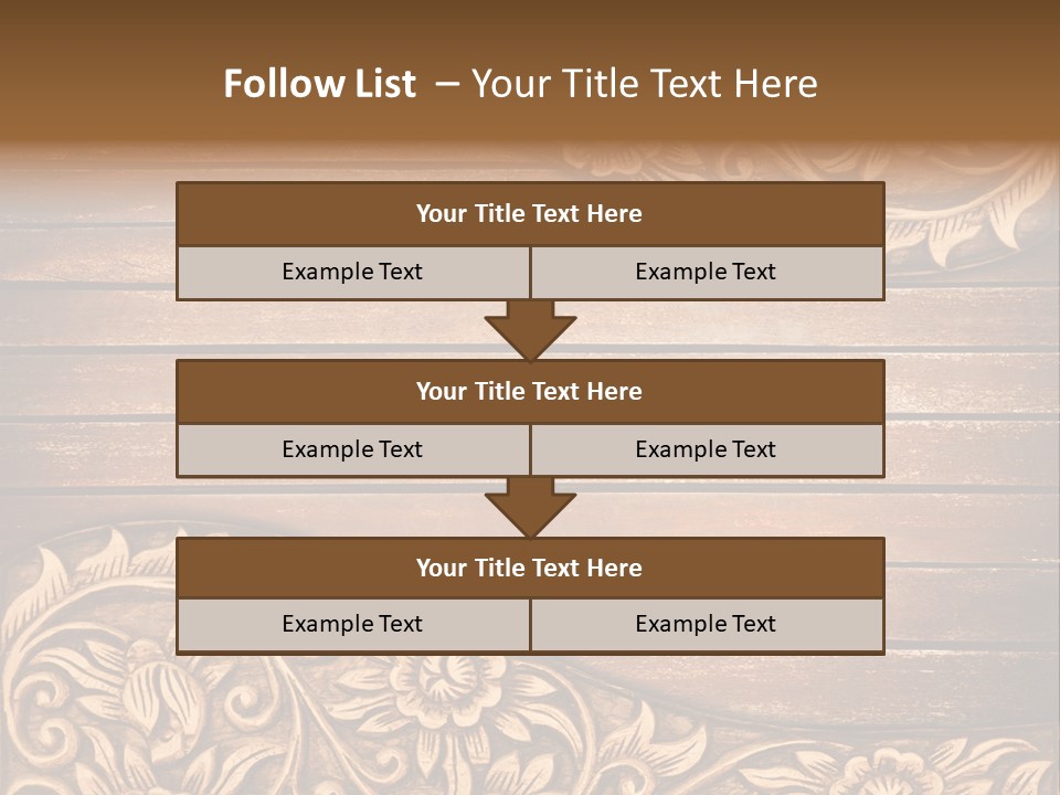Carve Classical Timber PowerPoint Template