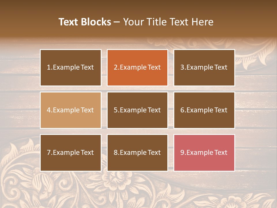 Carve Classical Timber PowerPoint Template