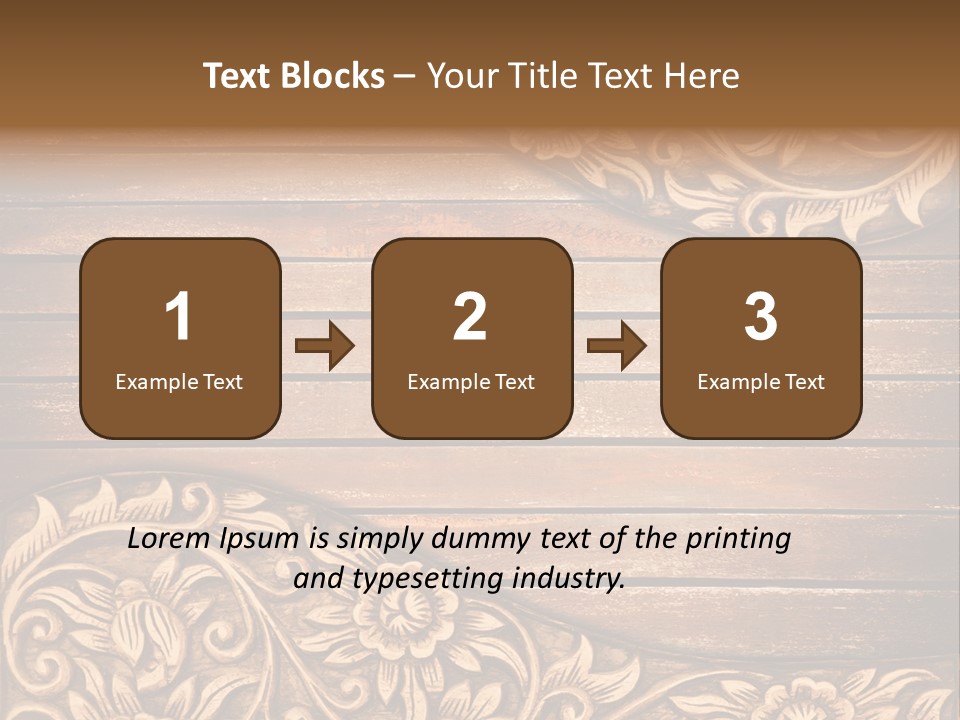 Carve Classical Timber PowerPoint Template