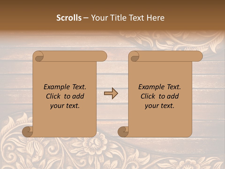 Carve Classical Timber PowerPoint Template