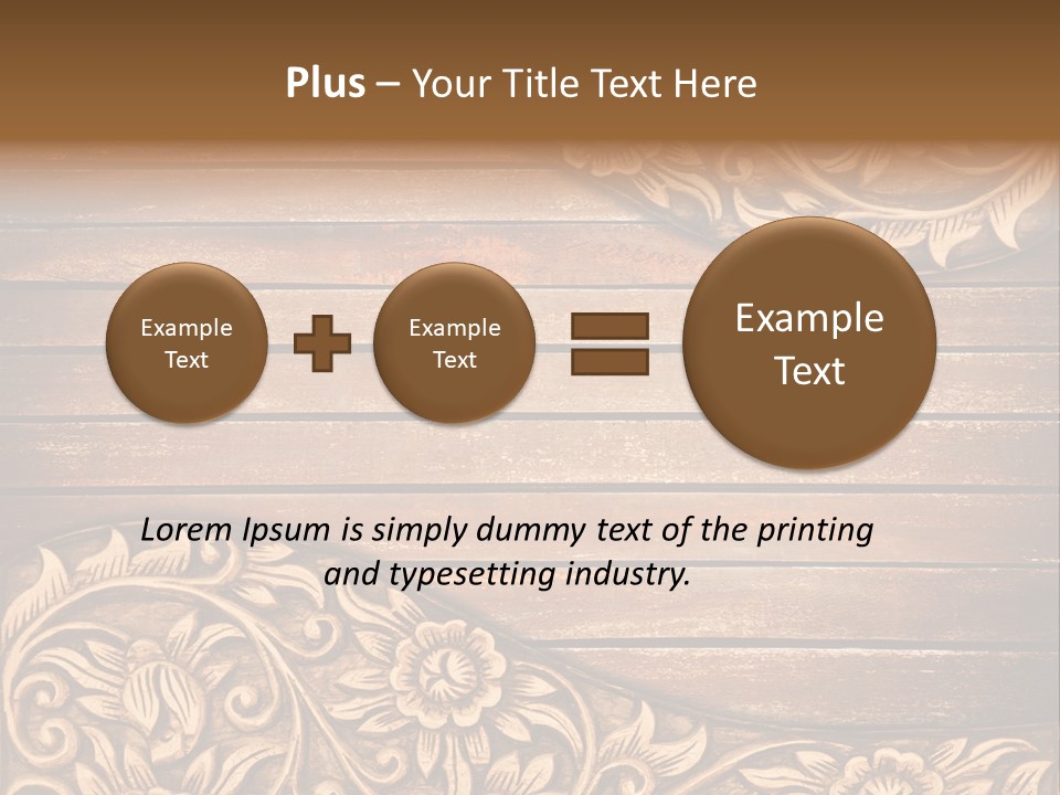Carve Classical Timber PowerPoint Template