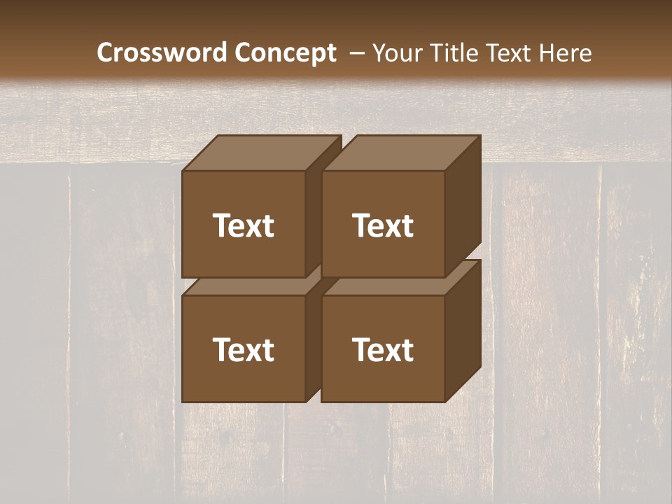 Design Wooden Board PowerPoint Template