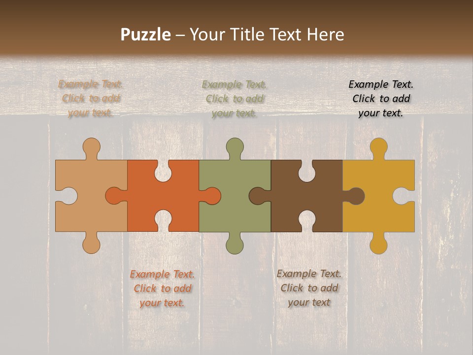 Design Wooden Board PowerPoint Template