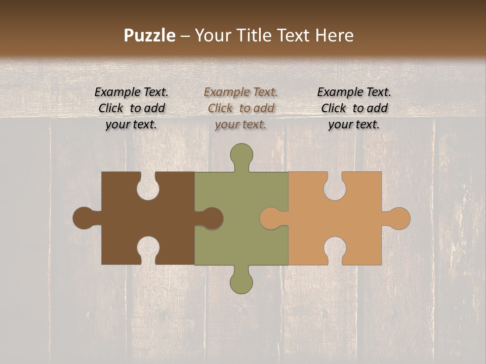 Design Wooden Board PowerPoint Template