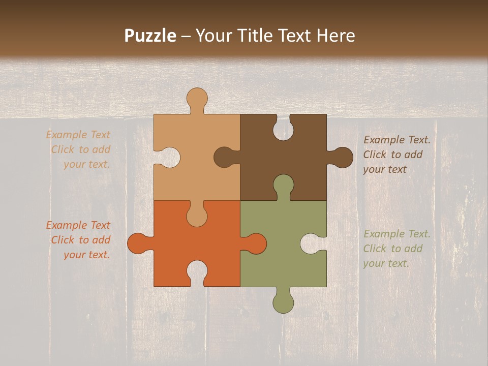 Design Wooden Board PowerPoint Template