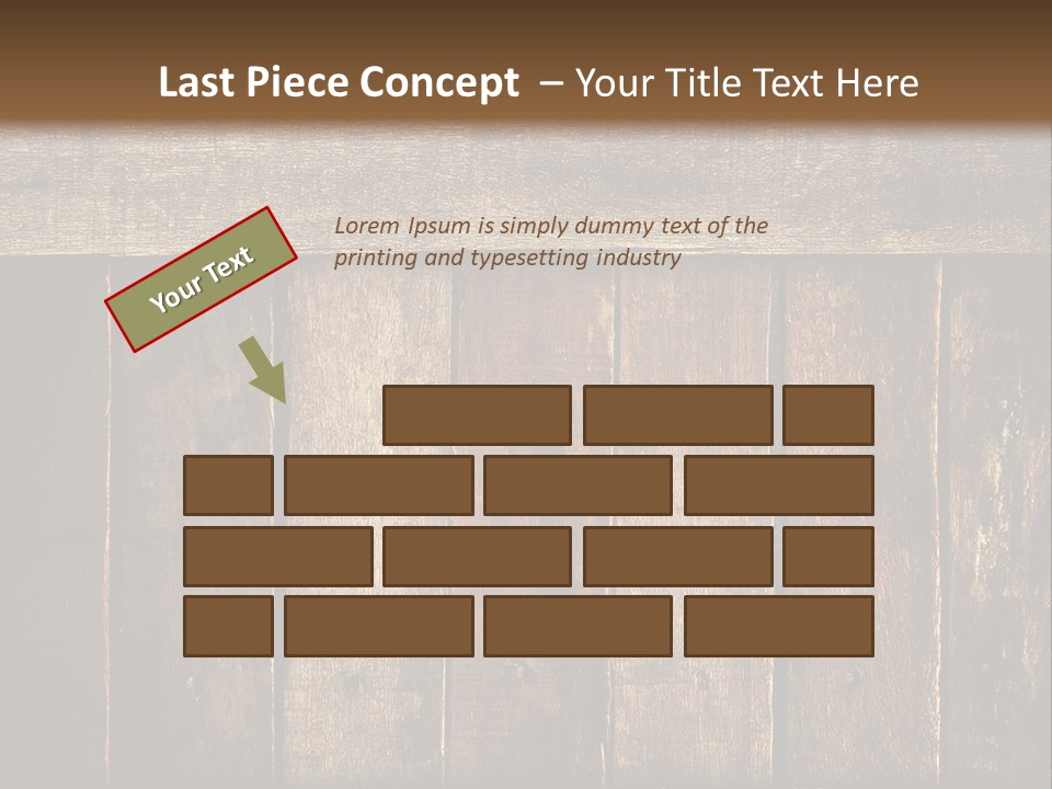 Design Wooden Board PowerPoint Template