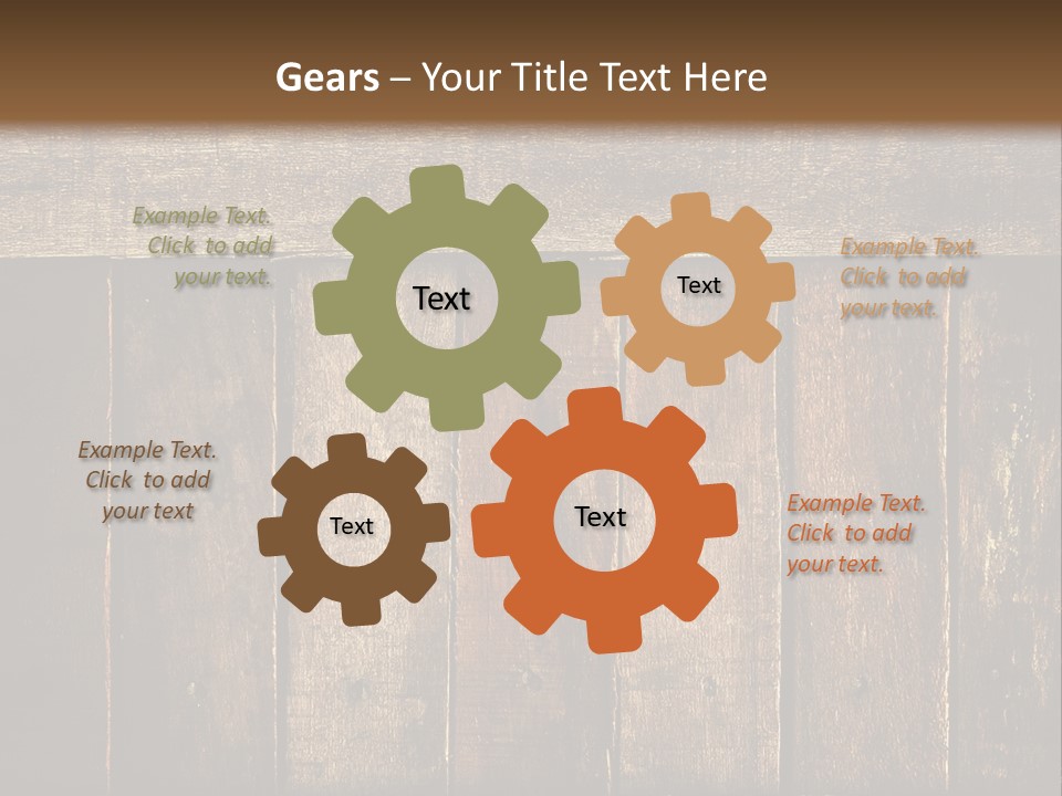 Design Wooden Board PowerPoint Template