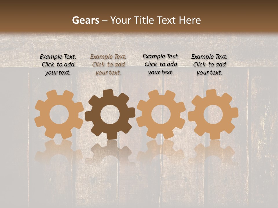 Design Wooden Board PowerPoint Template