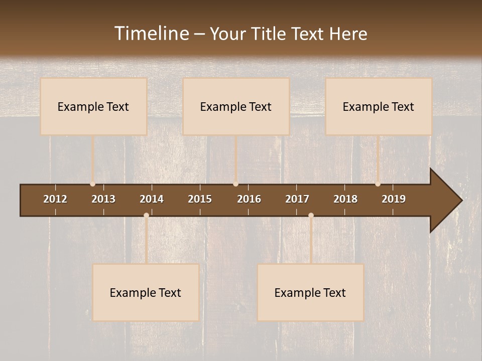 Design Wooden Board PowerPoint Template