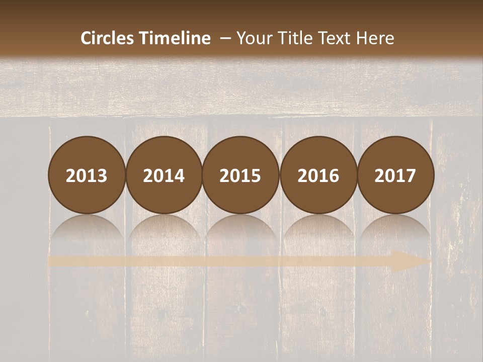 Design Wooden Board PowerPoint Template