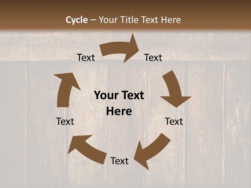 Design Wooden Board PowerPoint Template
